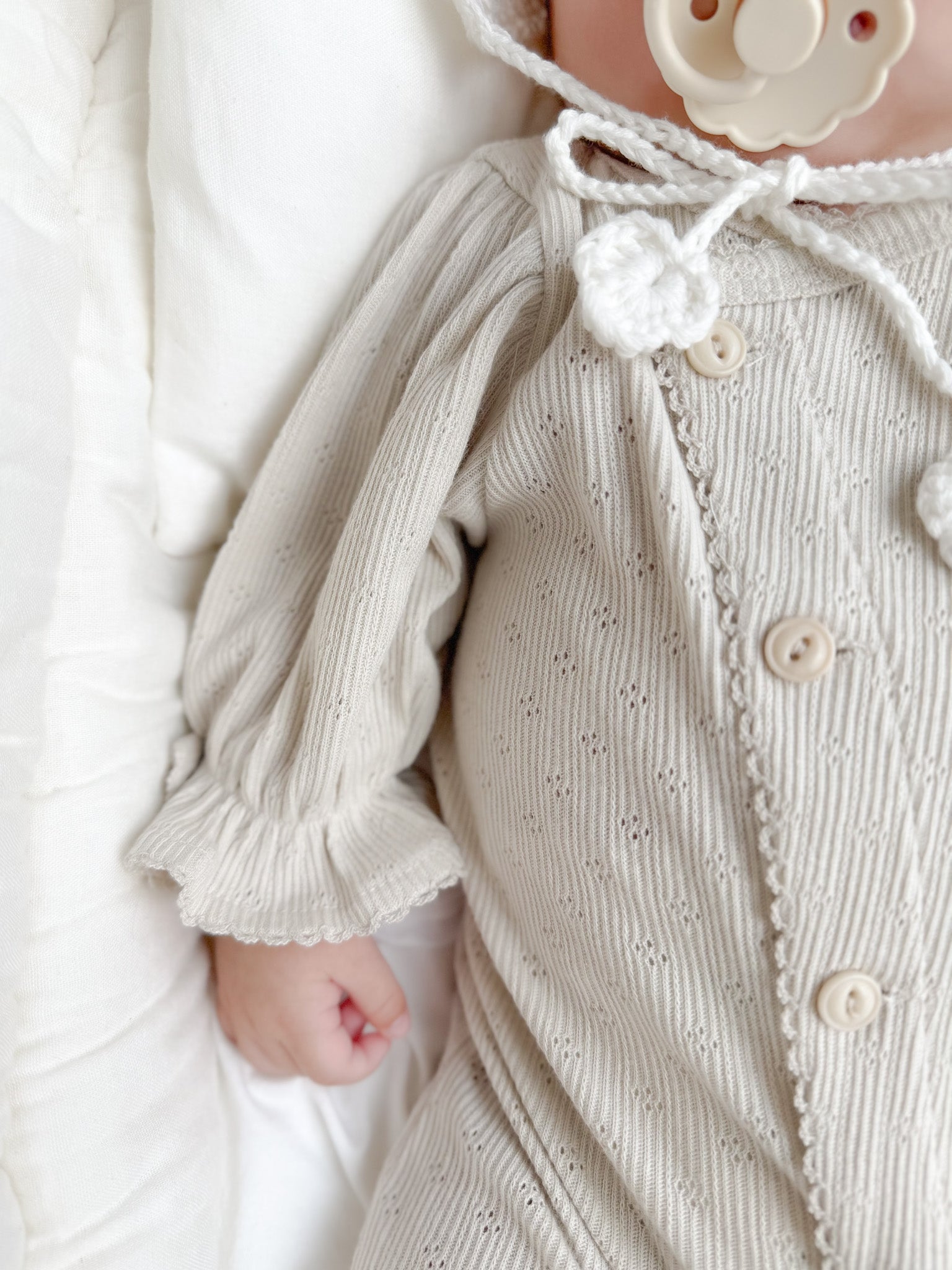 Selina newborn rompers