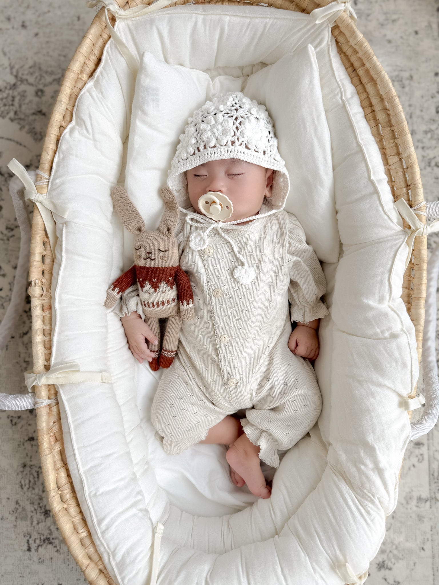 Selina newborn rompers
