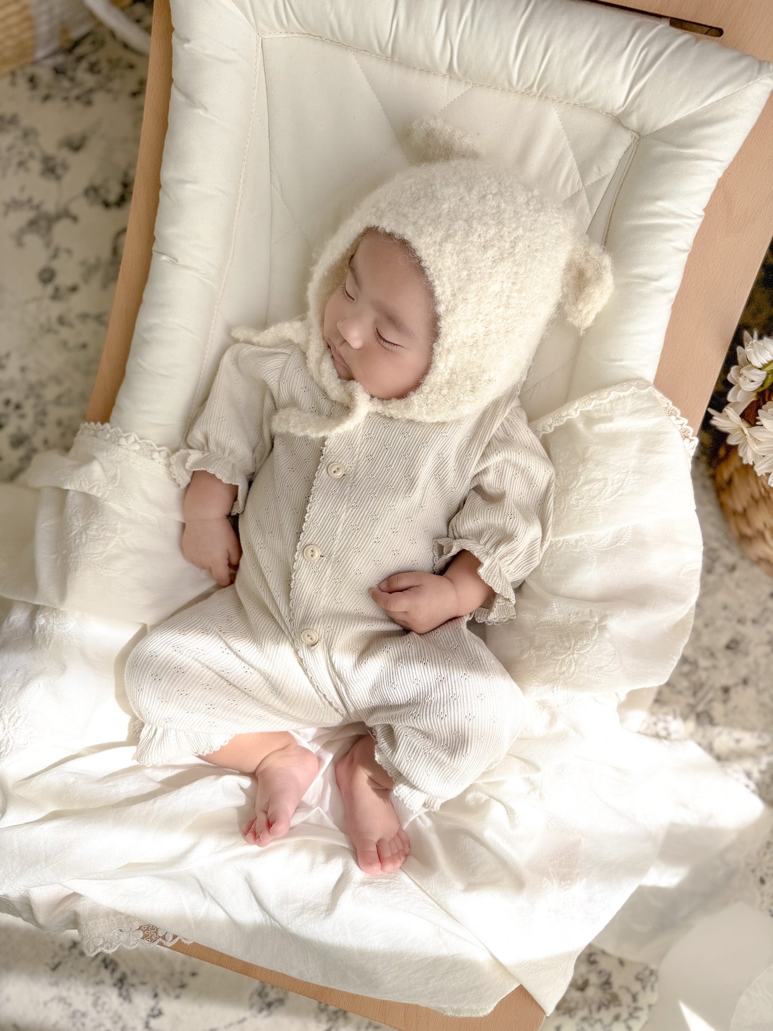 Selina newborn rompers