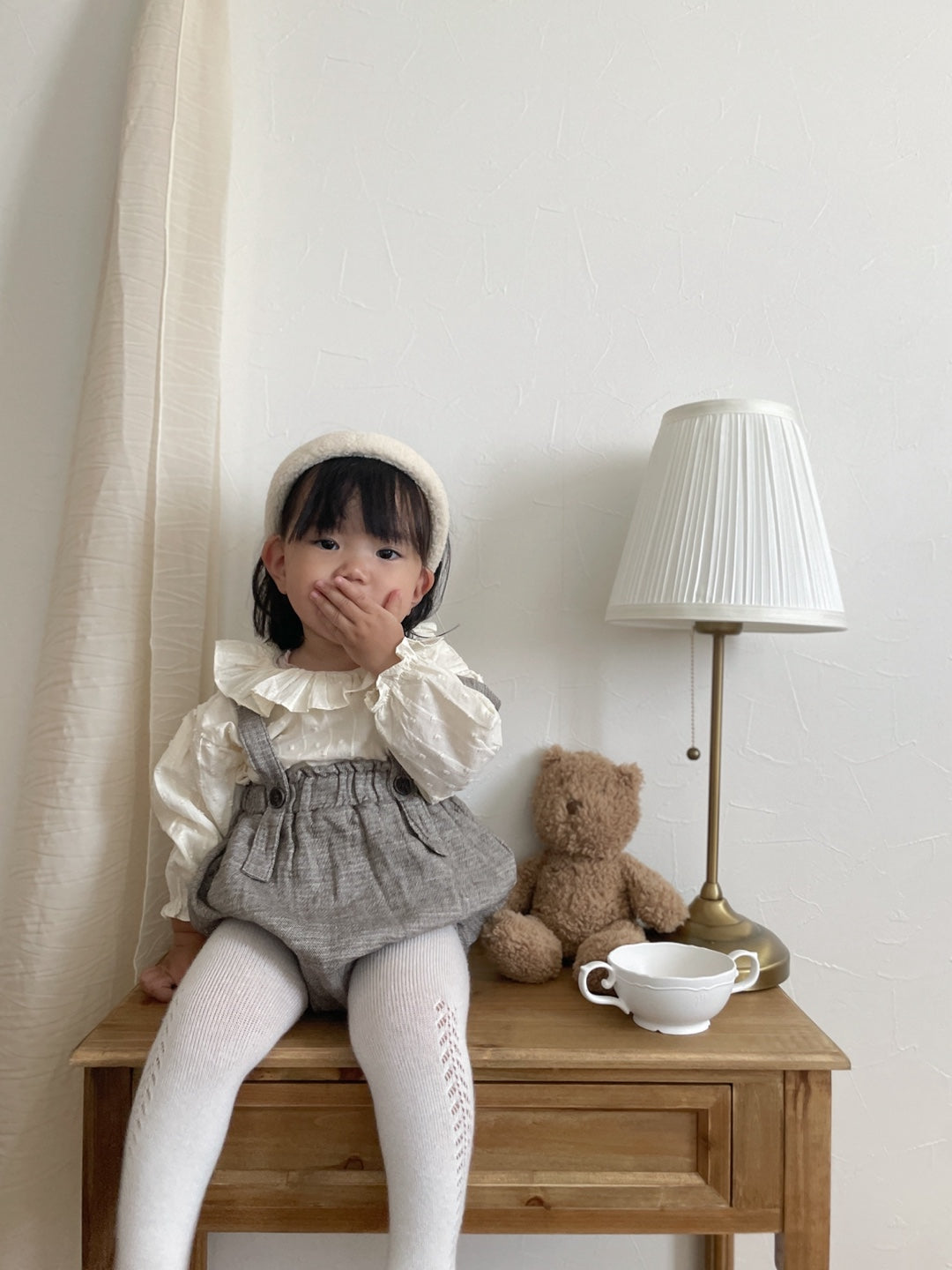 Twill suspender bloomer