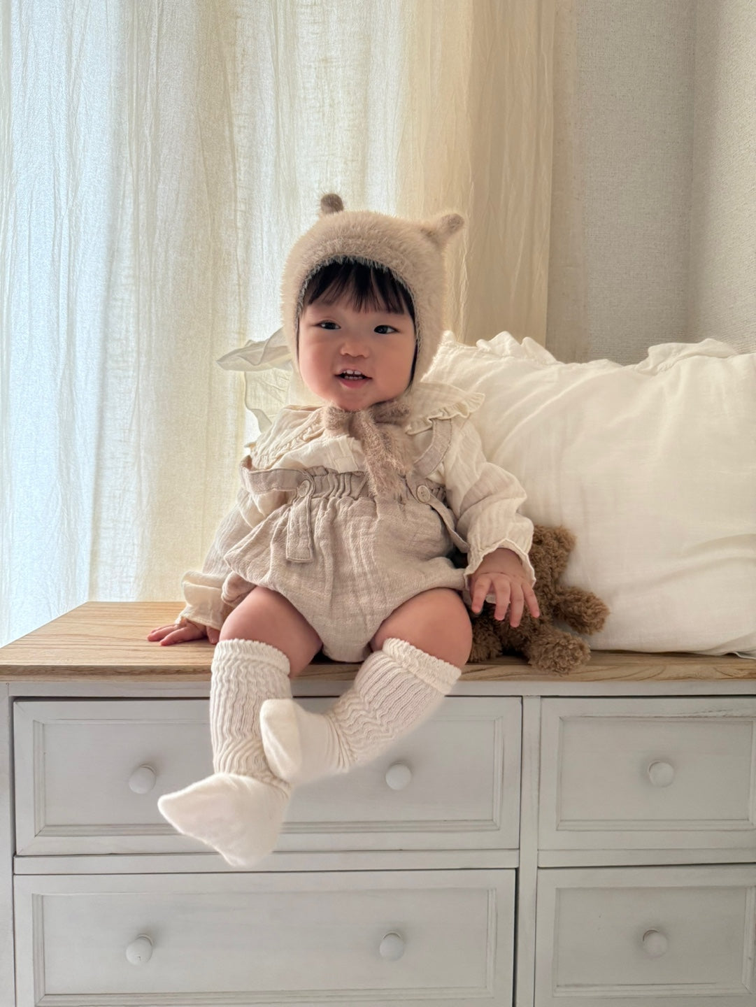 Twill suspender bloomer