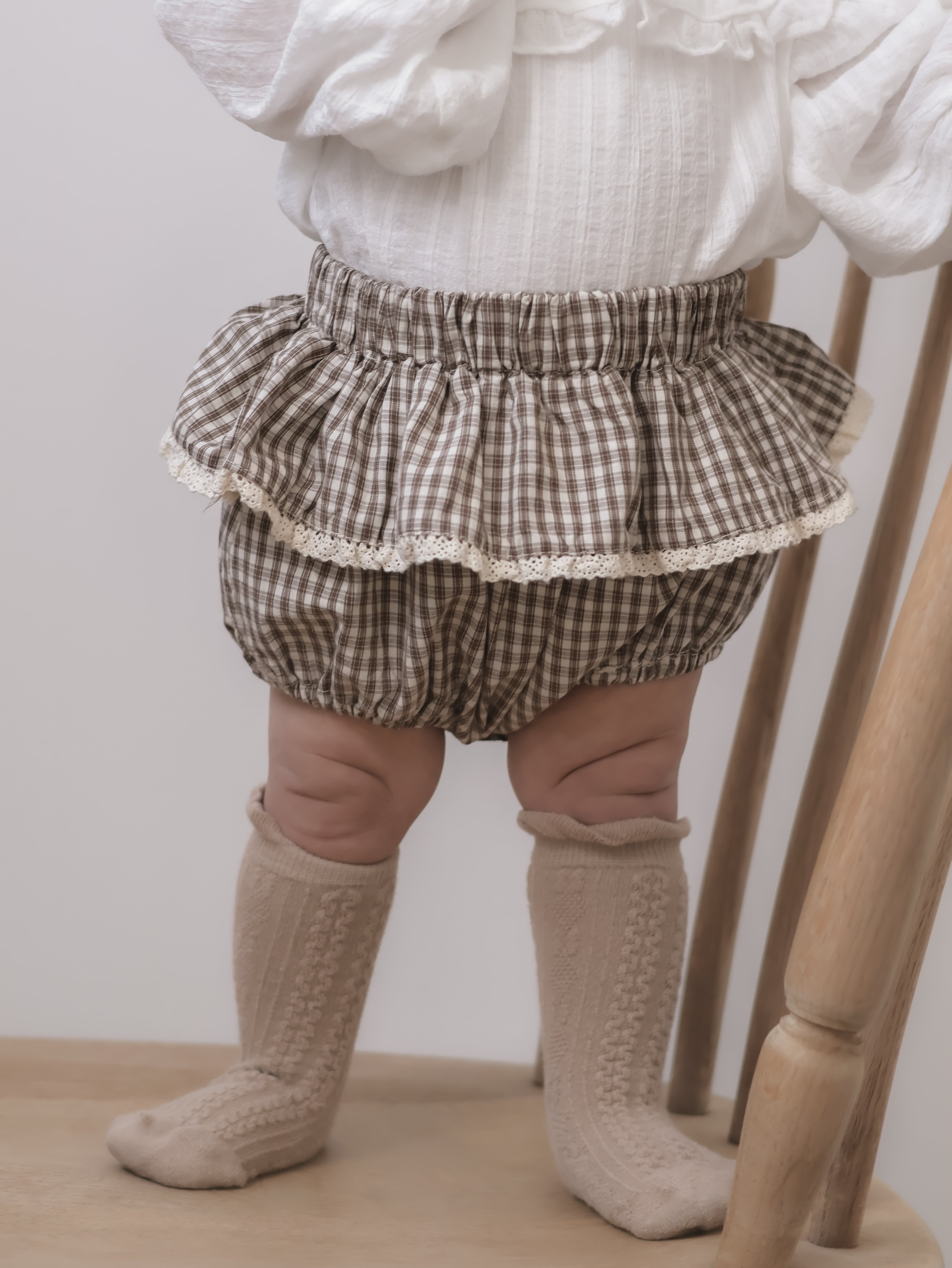 Check frill bloomer