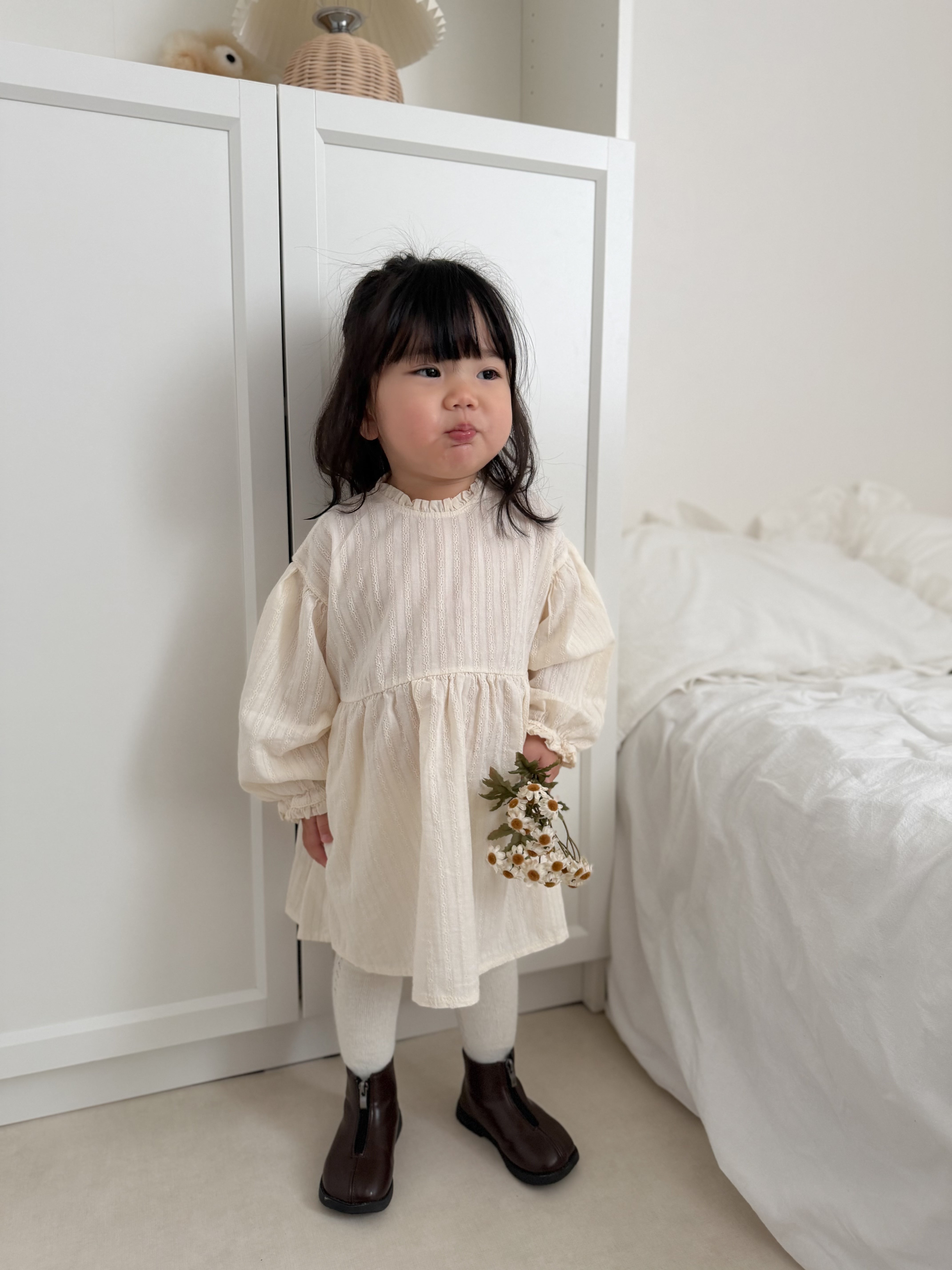 Balloon sleeve one piece