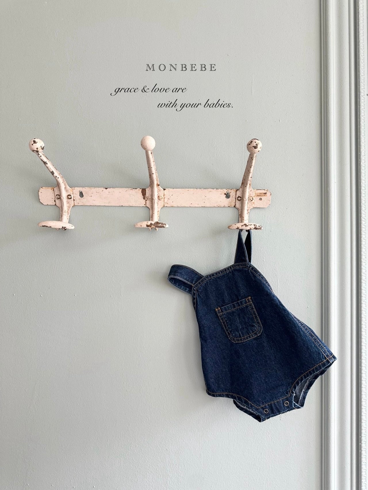 Bonbon denim suspender