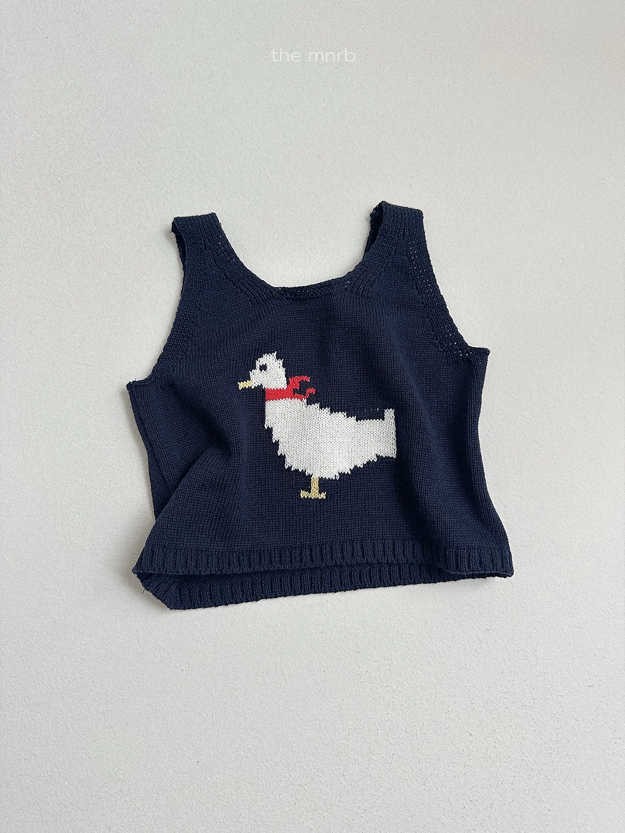 Duck knit vest