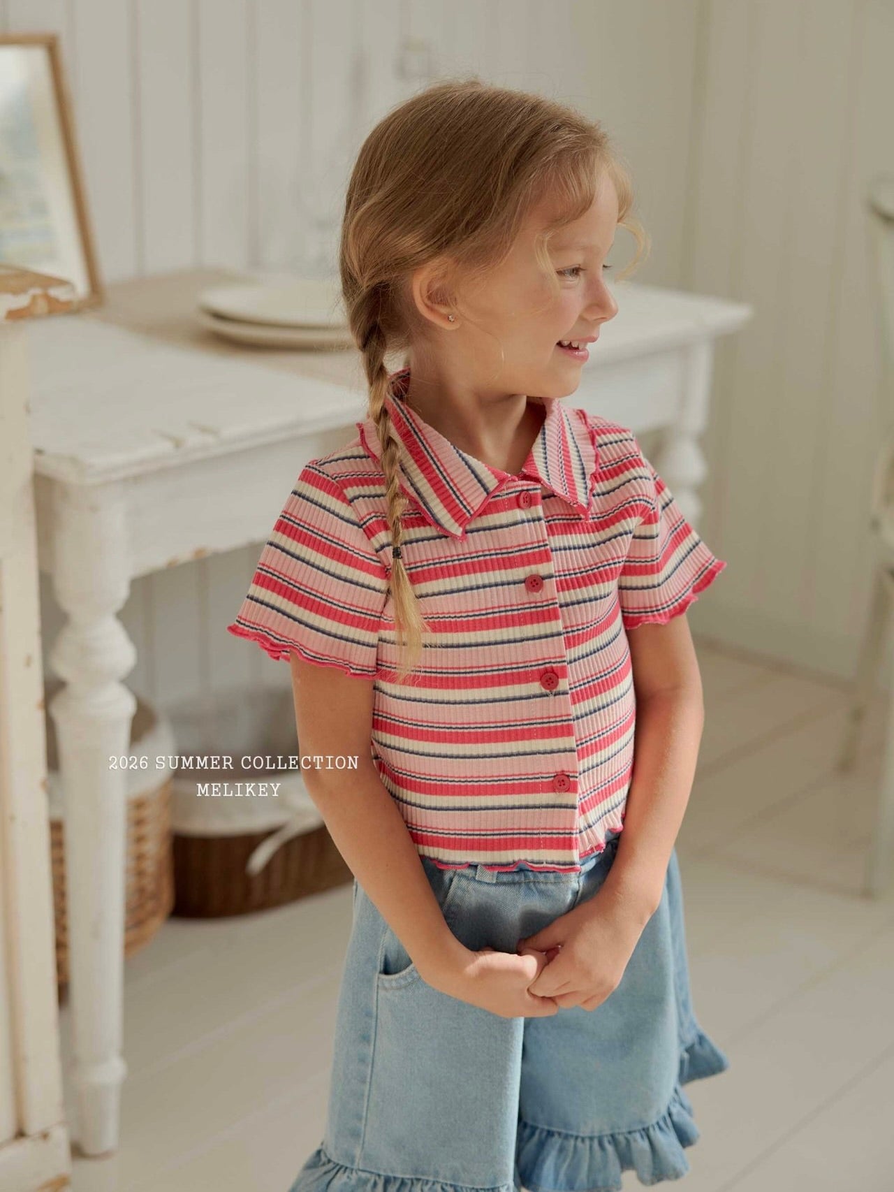 Sugar collar T shirt