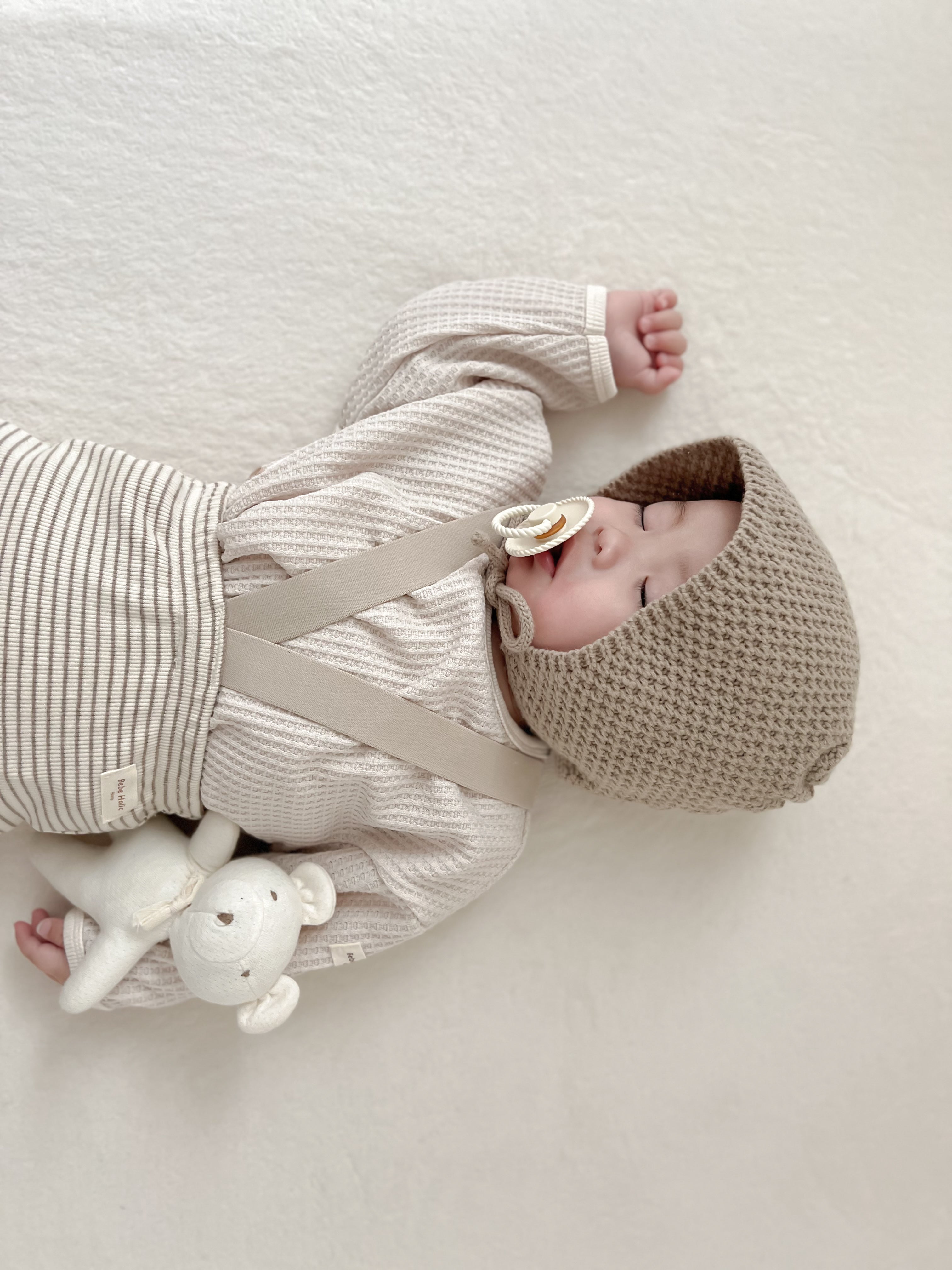 Bebe stripe suspender leggings