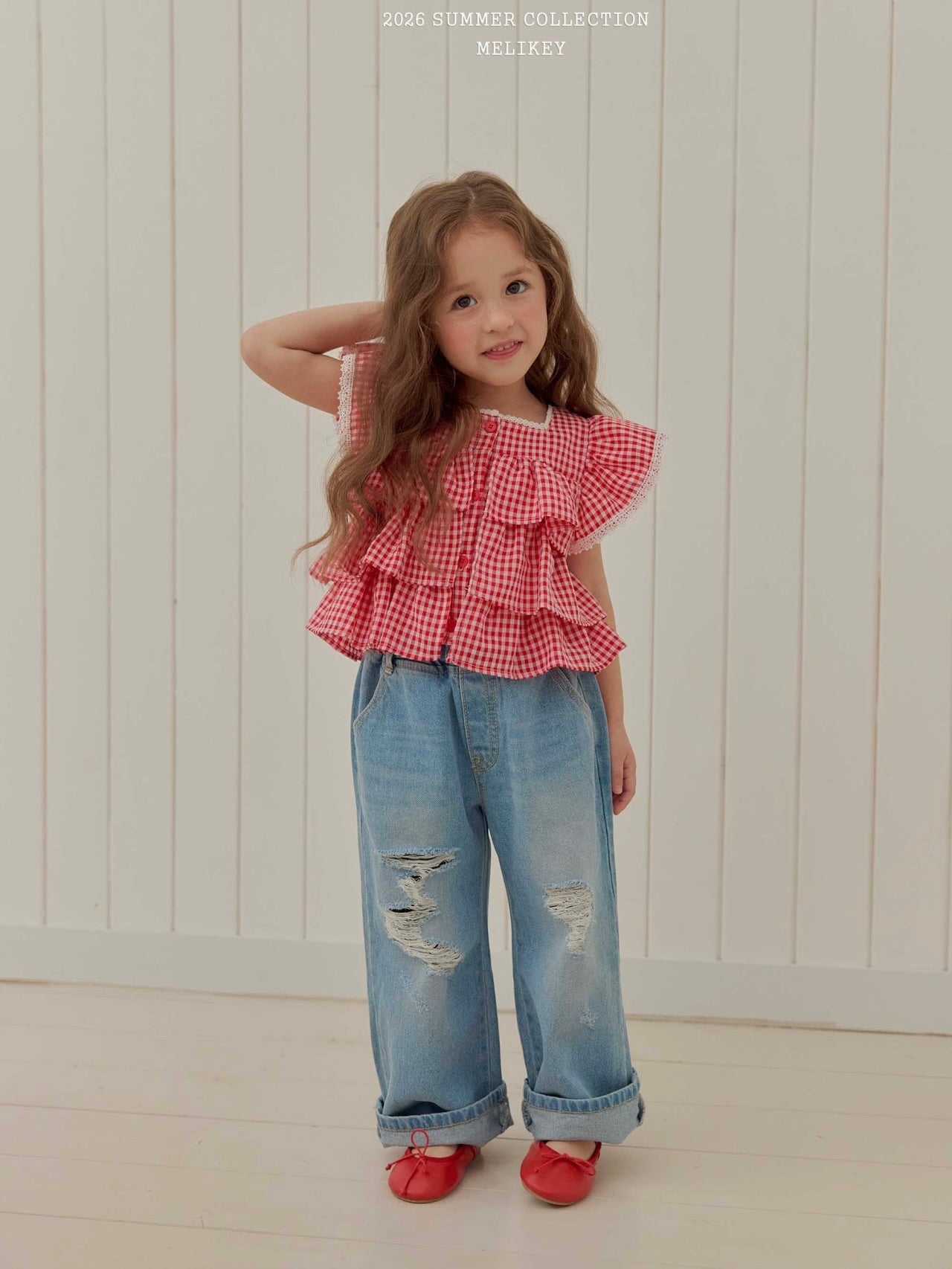 Juju tiered sleeveless blouse