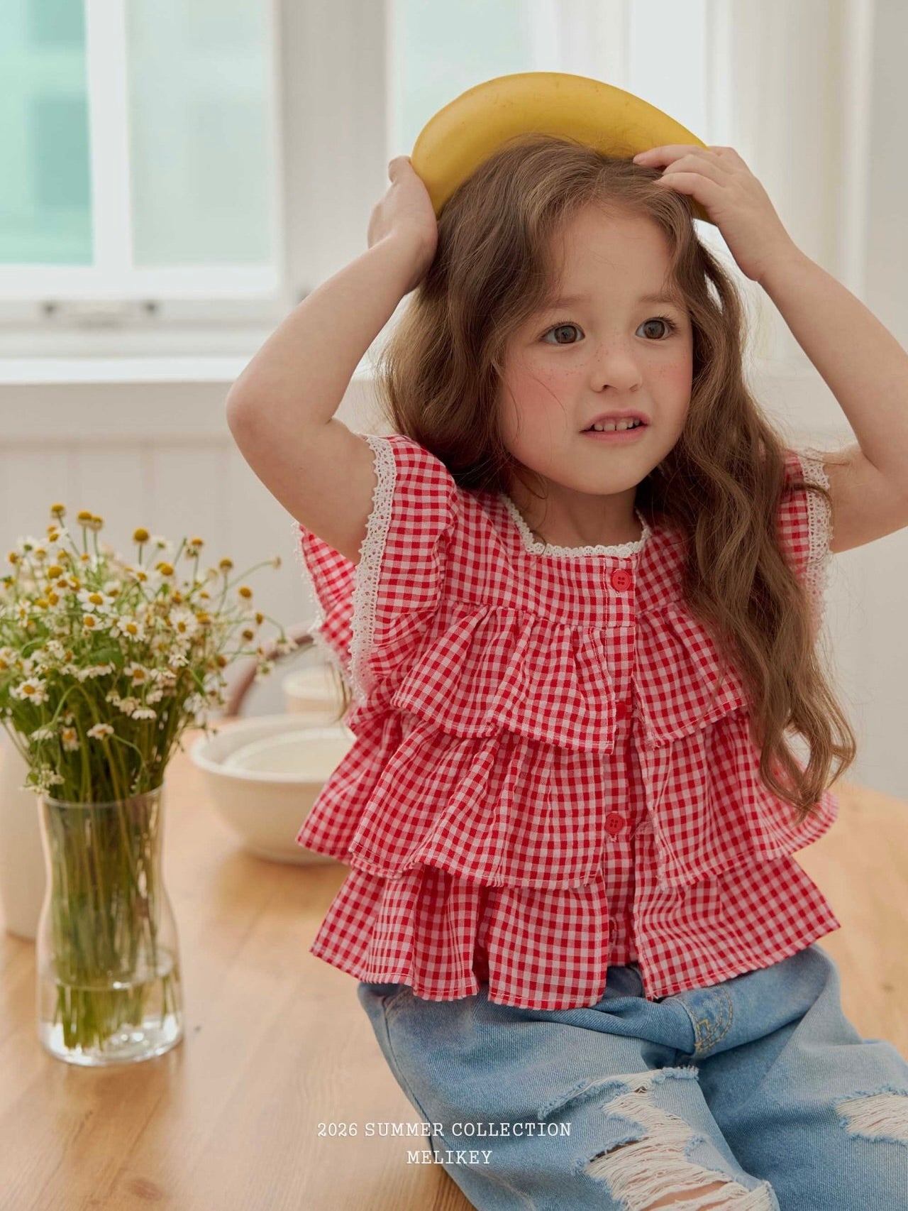 Juju tiered sleeveless blouse