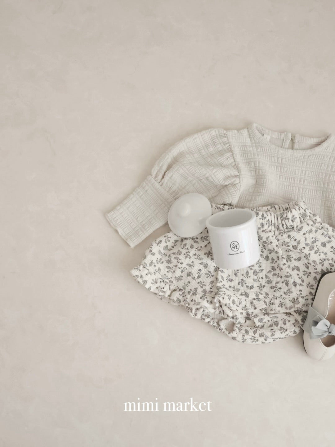 Flower frill cancan skirt