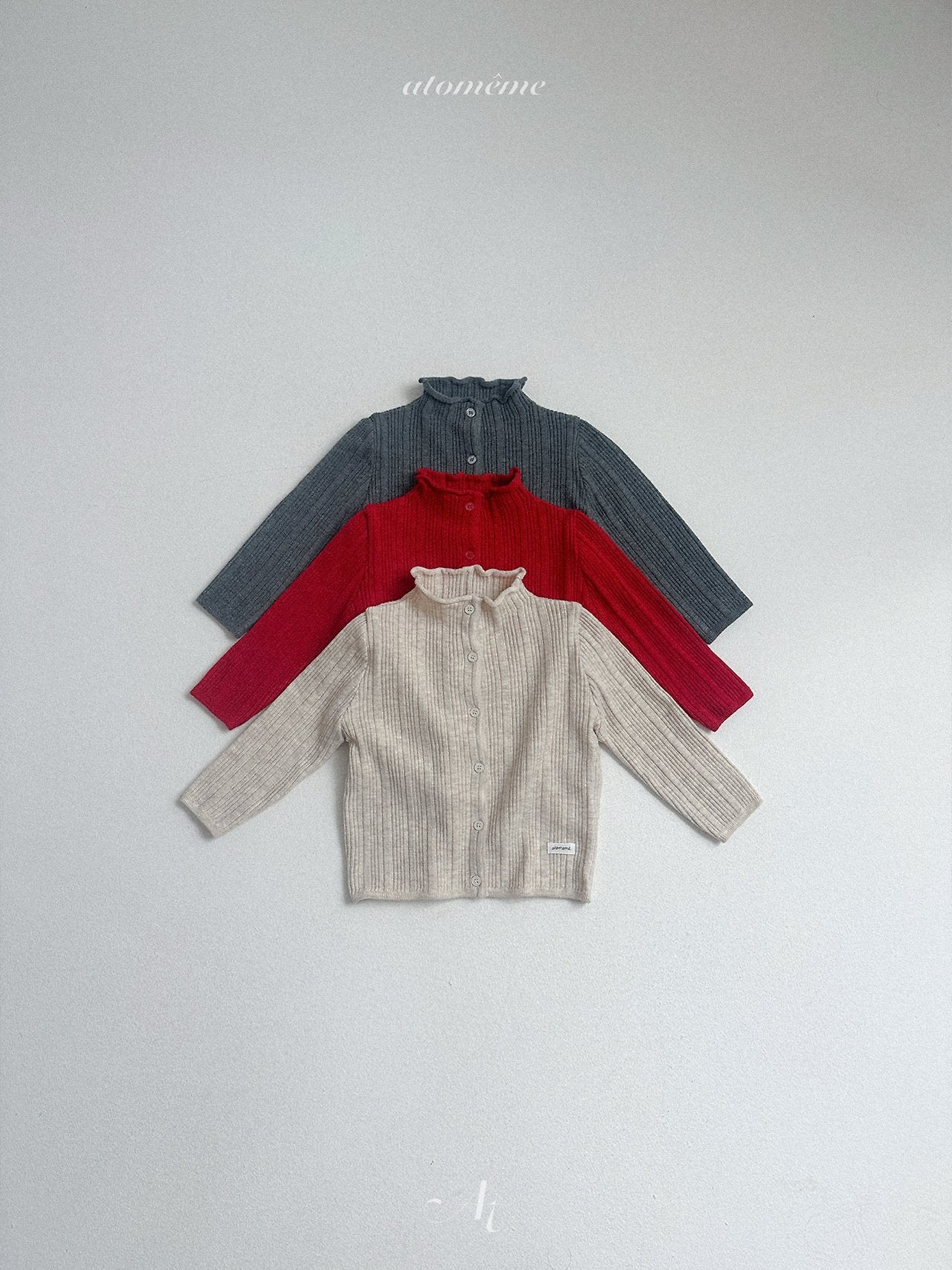 French knit cardigan