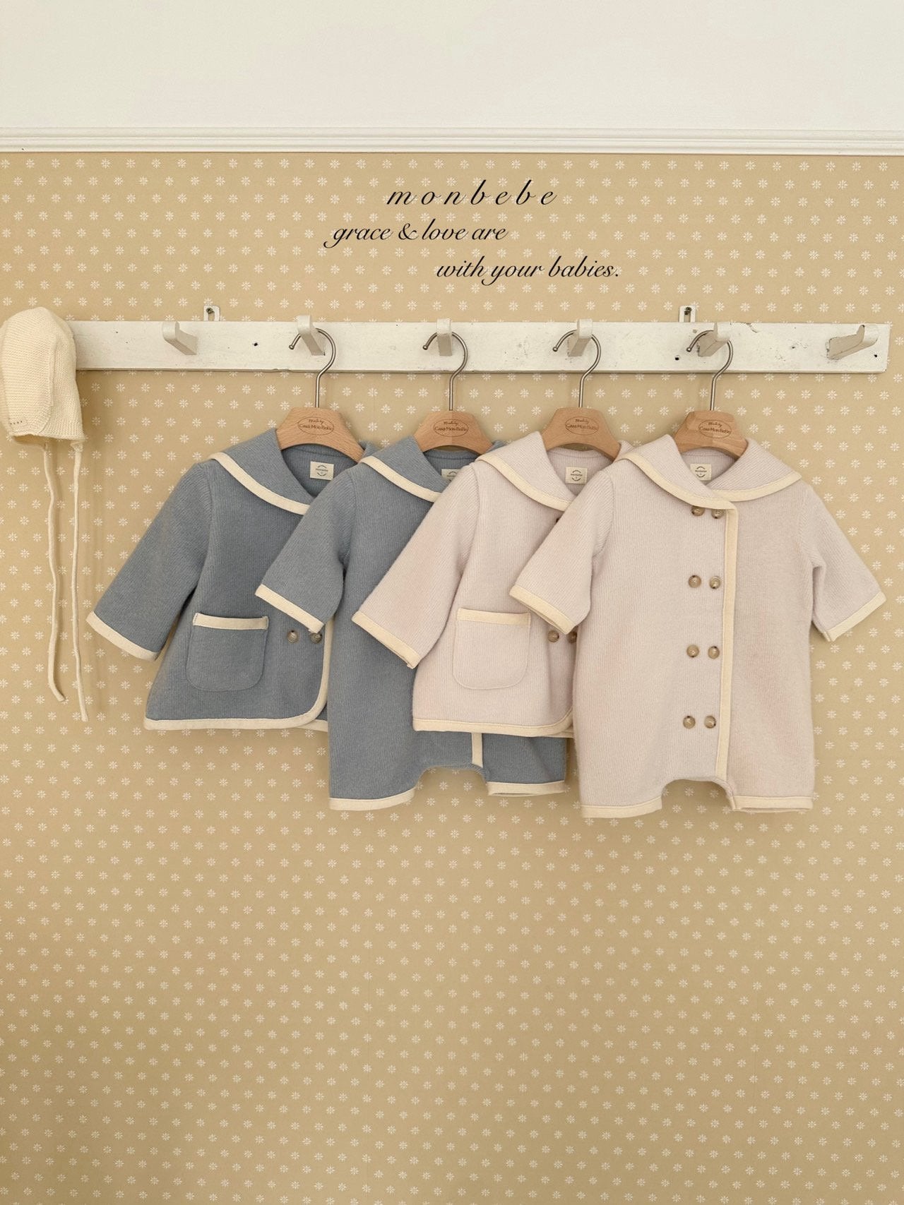 Handmade sailor rompers