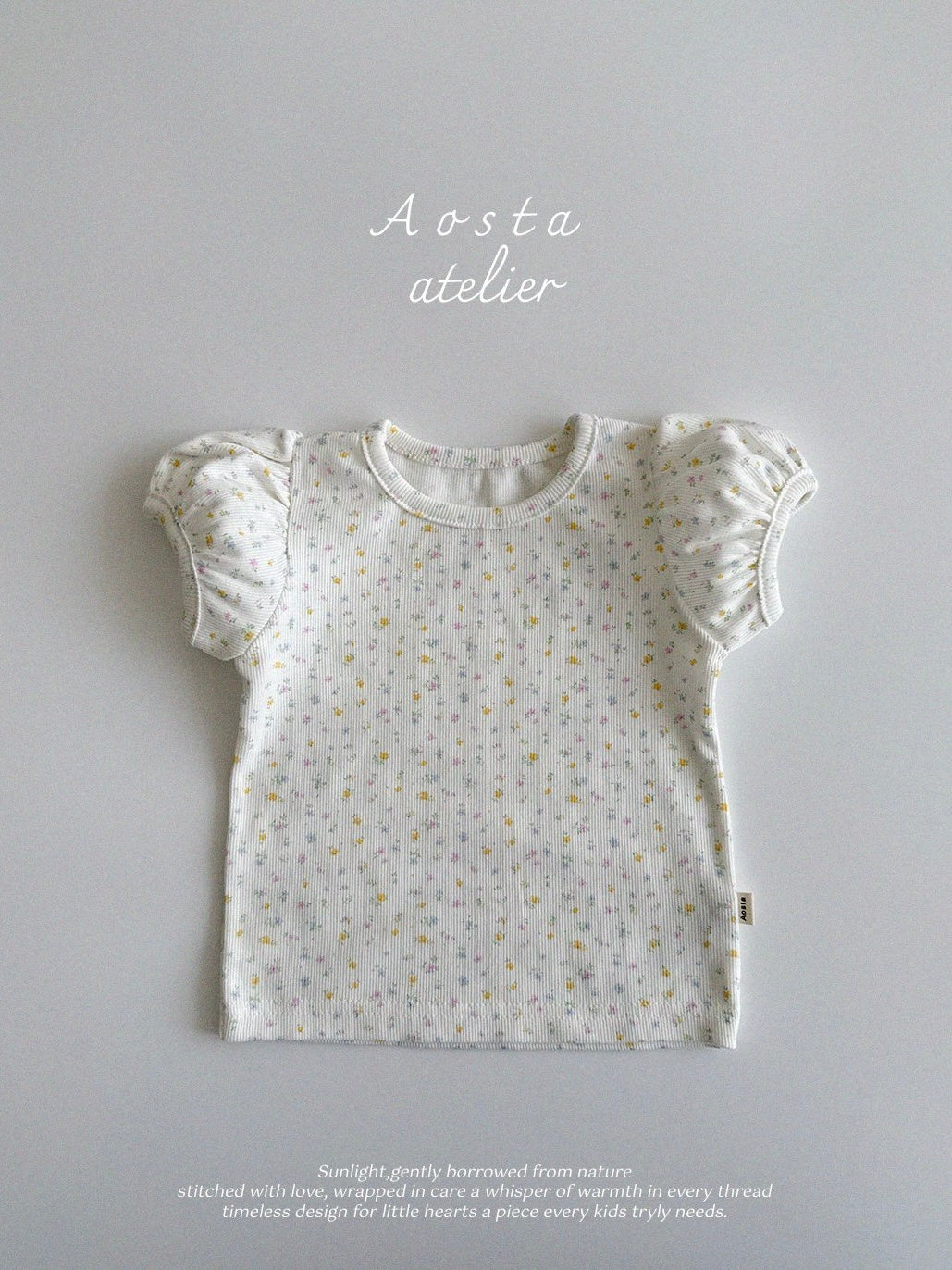 Lala floral puff T