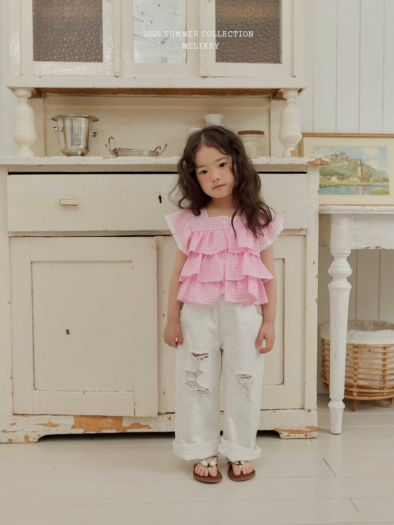 Juju tiered sleeveless blouse