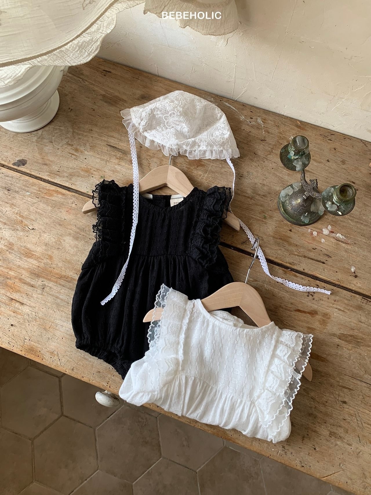 Penny lace rompers