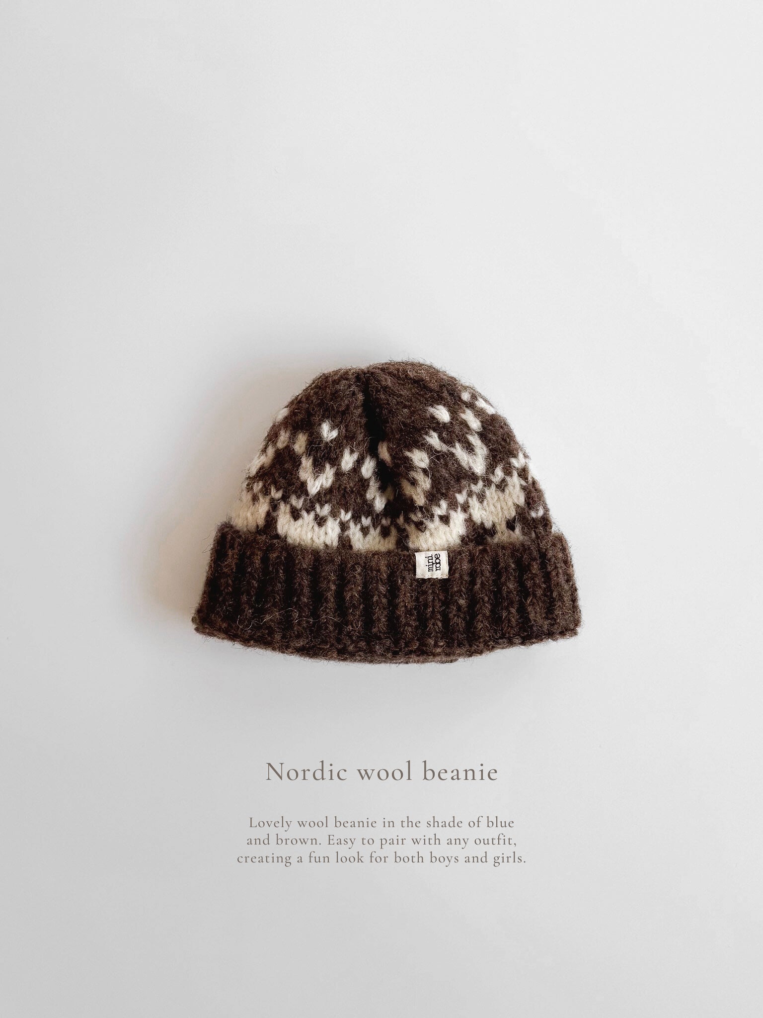 Nordic wool beanie