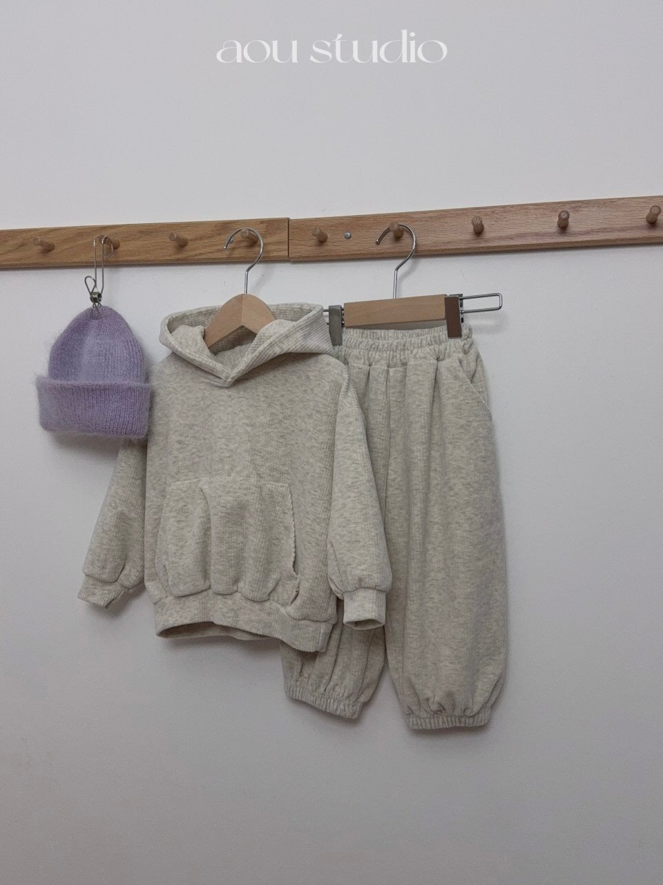 Cream jogger pants