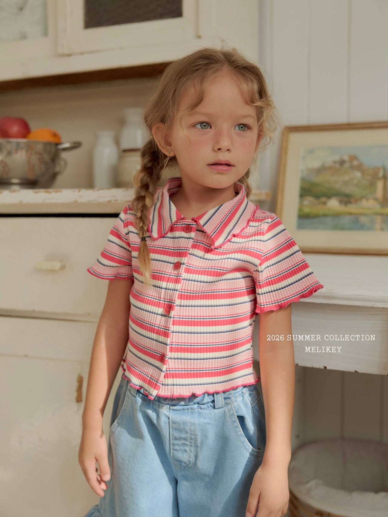 Sugar collar T shirt