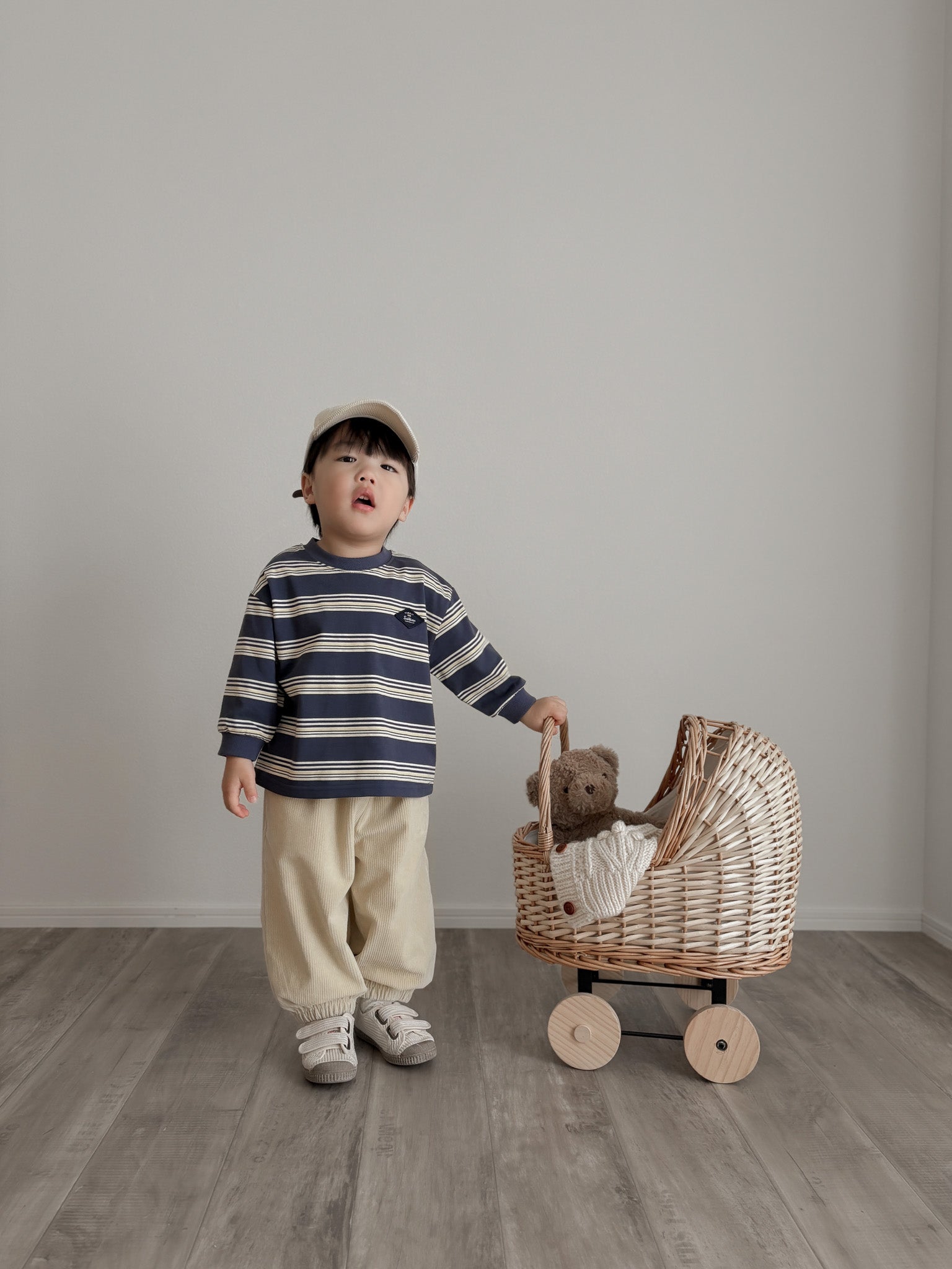 Cream jogger pants