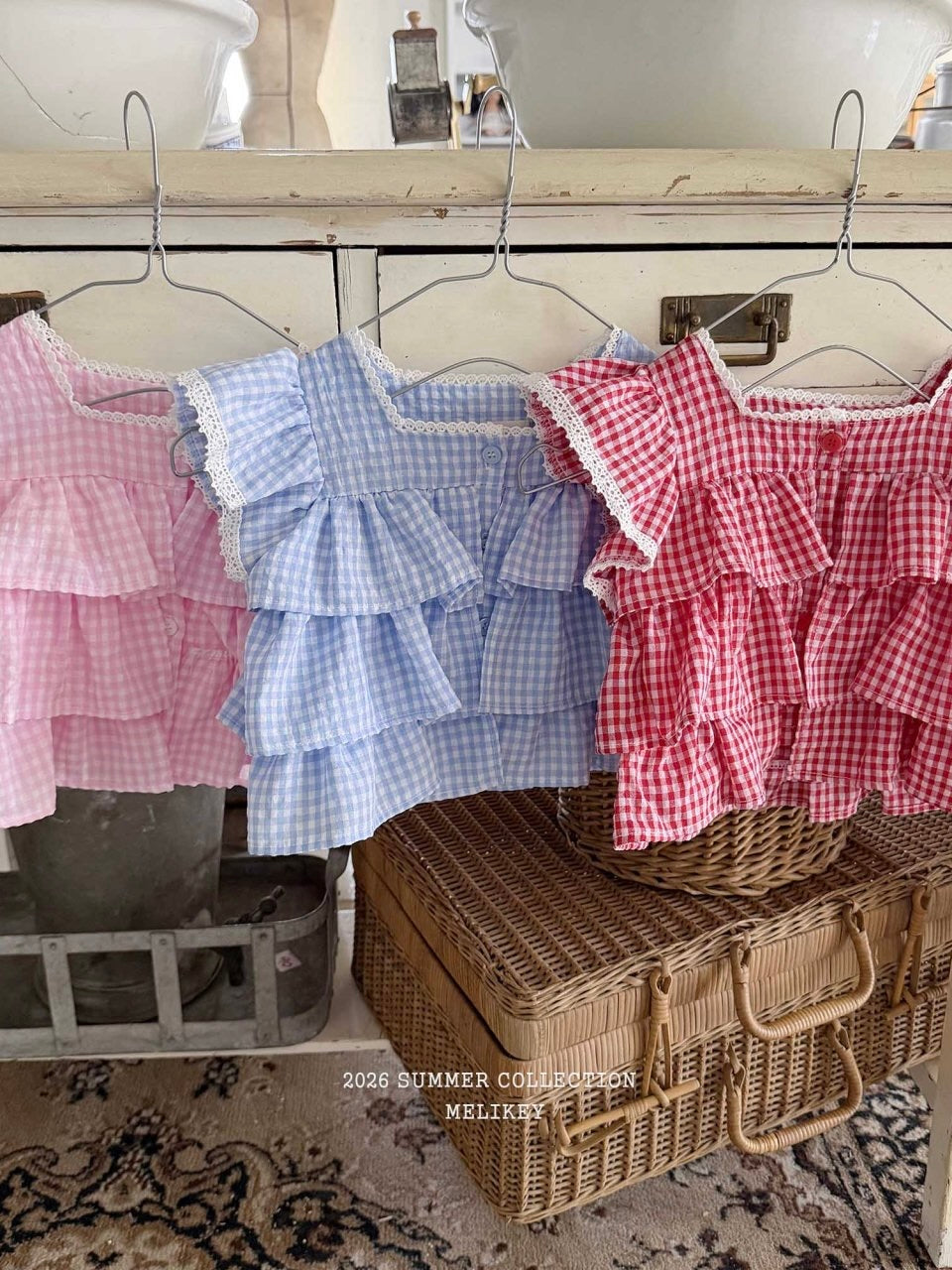 Juju tiered sleeveless blouse