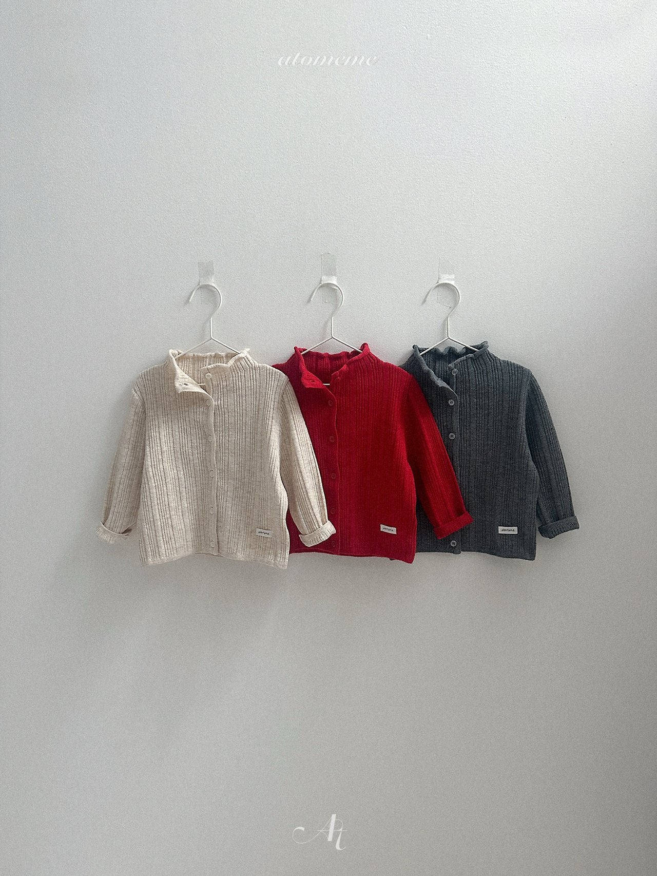 French knit cardigan
