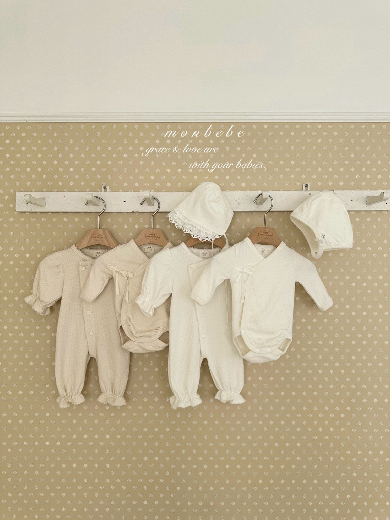 Noah newborn rompers