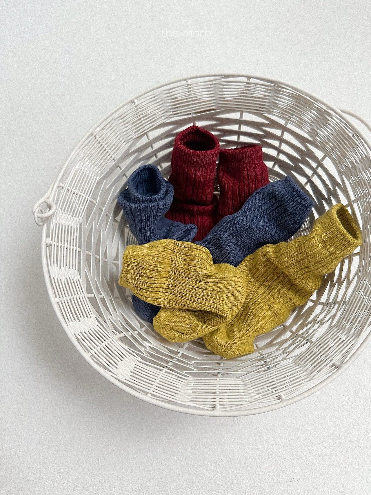 Cotton rib socks (3 piece set)