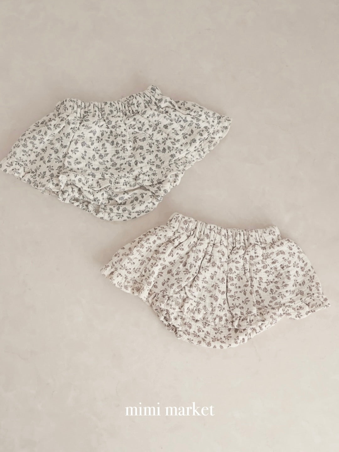 Flower frill cancan skirt