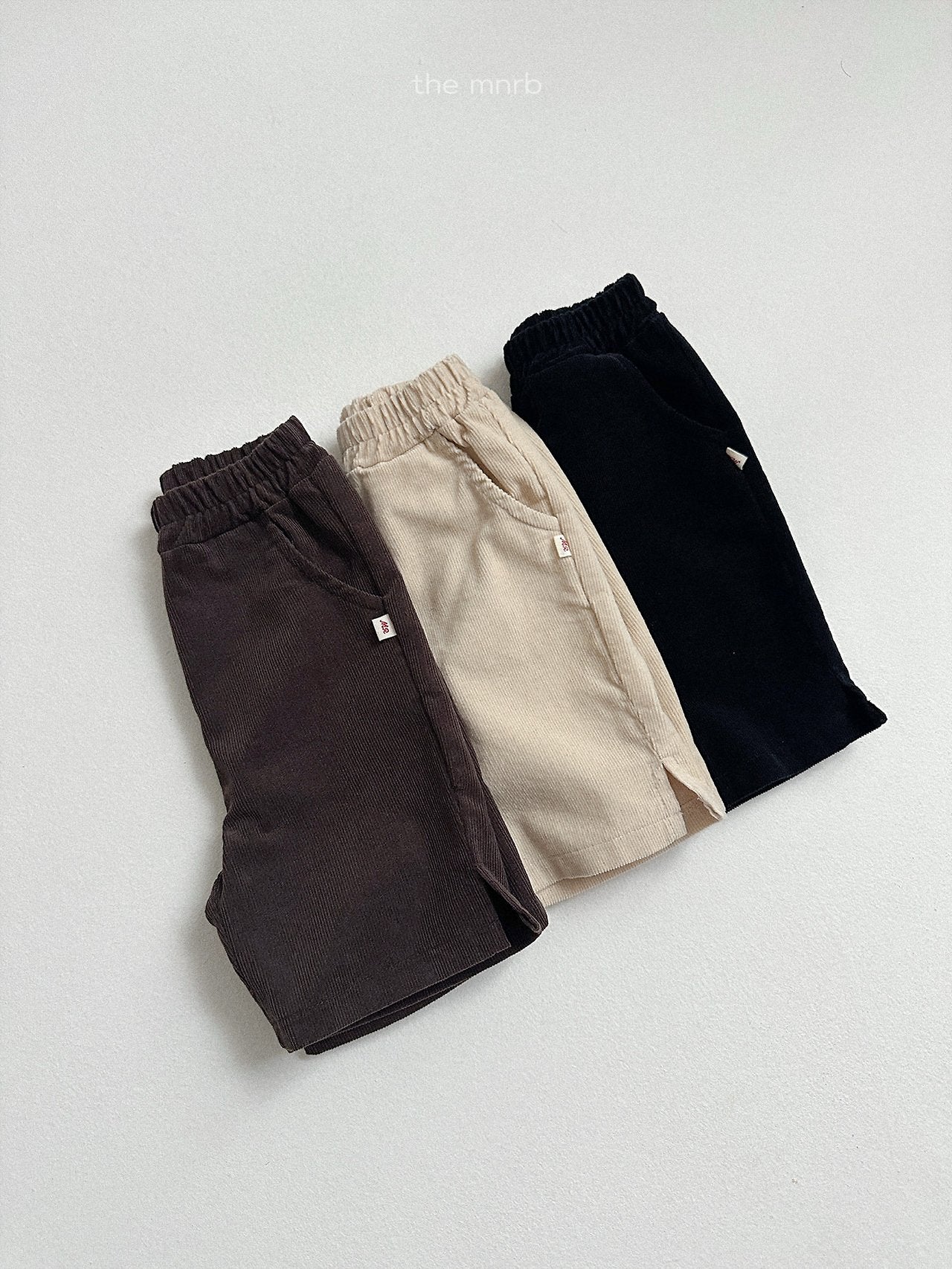 Corduroy capri pants