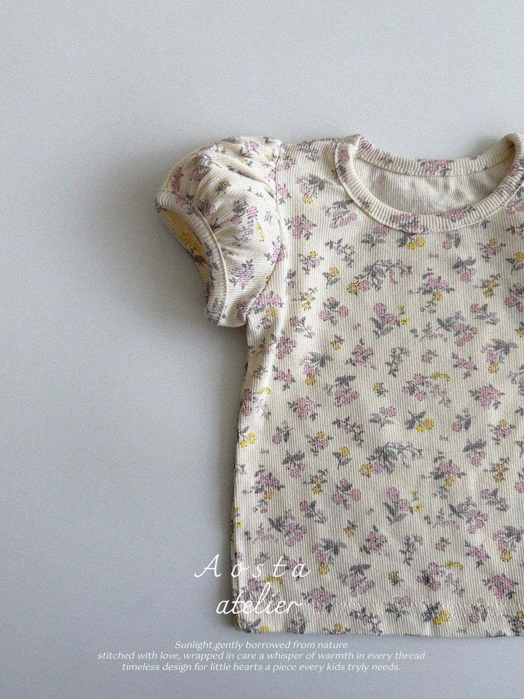 Lala floral puff T
