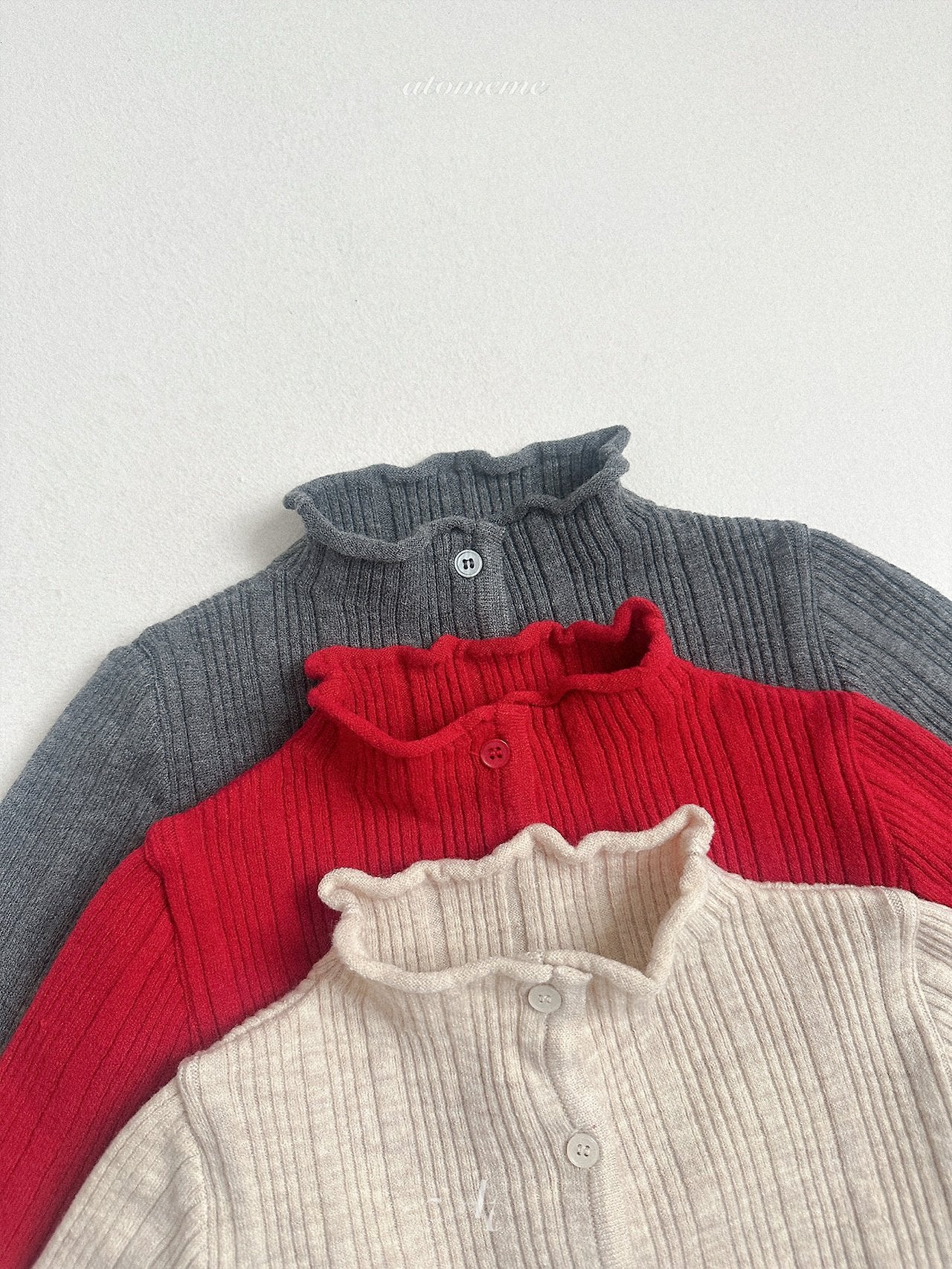 French knit cardigan