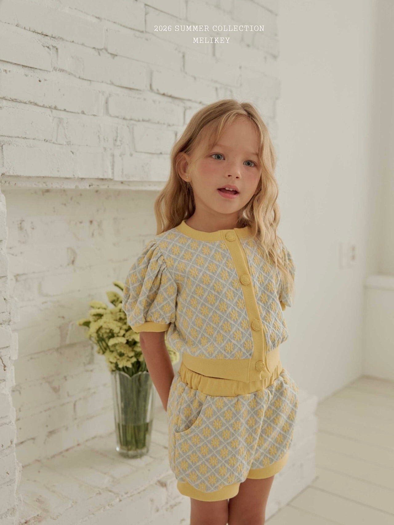 Rika flower puff cardigan