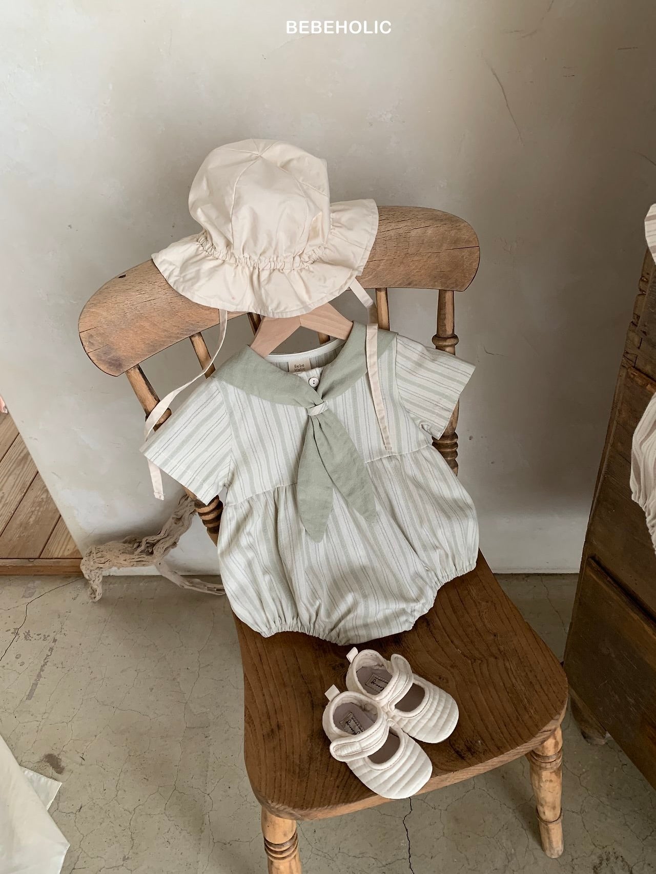 Cozy sailor rompers
