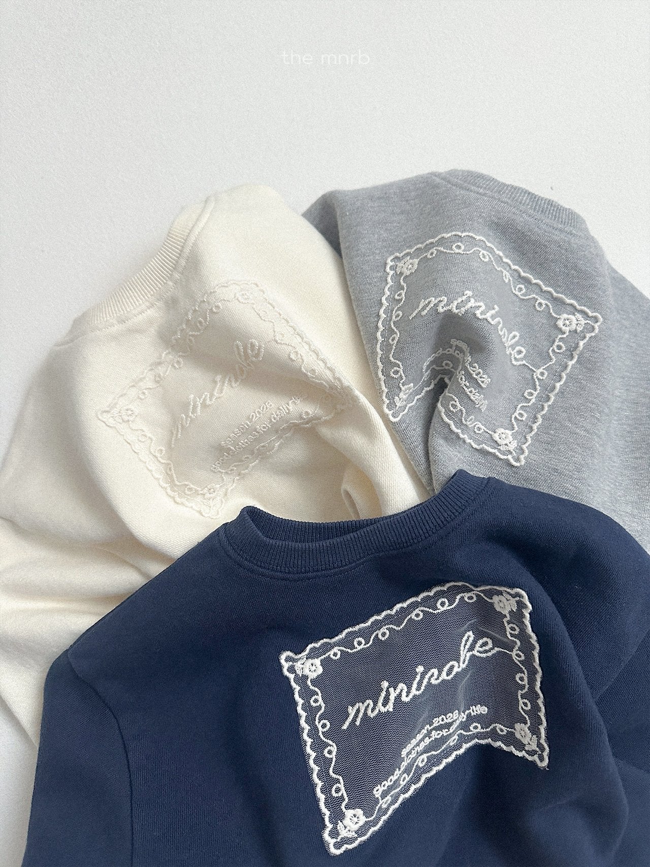 Lace sweatshirt