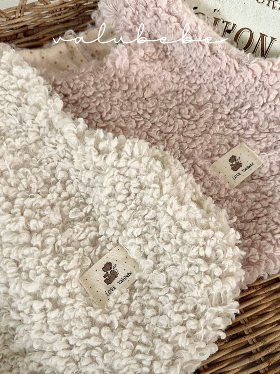 Baby lamb boa vest