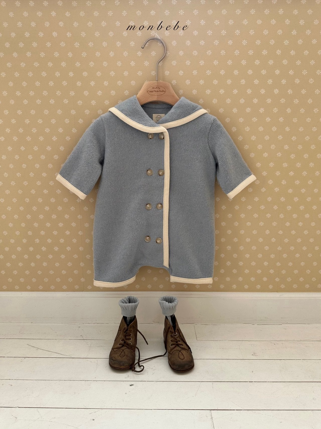 Handmade sailor rompers