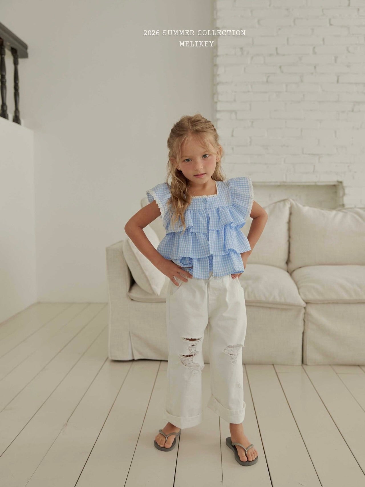 Juju tiered sleeveless blouse