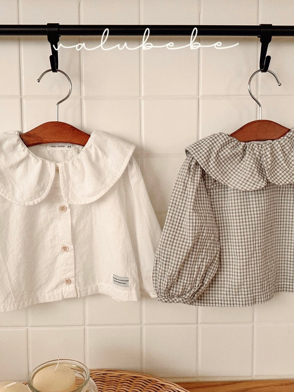 Annie big collar blouse