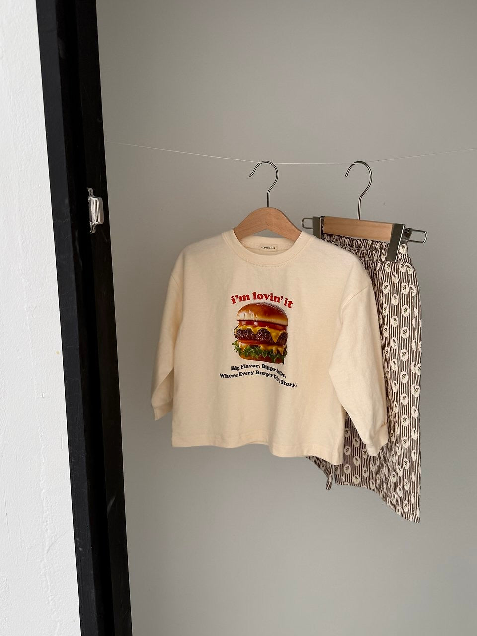 Hamburger long sleeve T