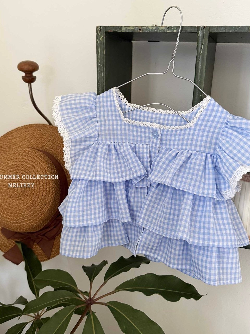 Juju tiered sleeveless blouse