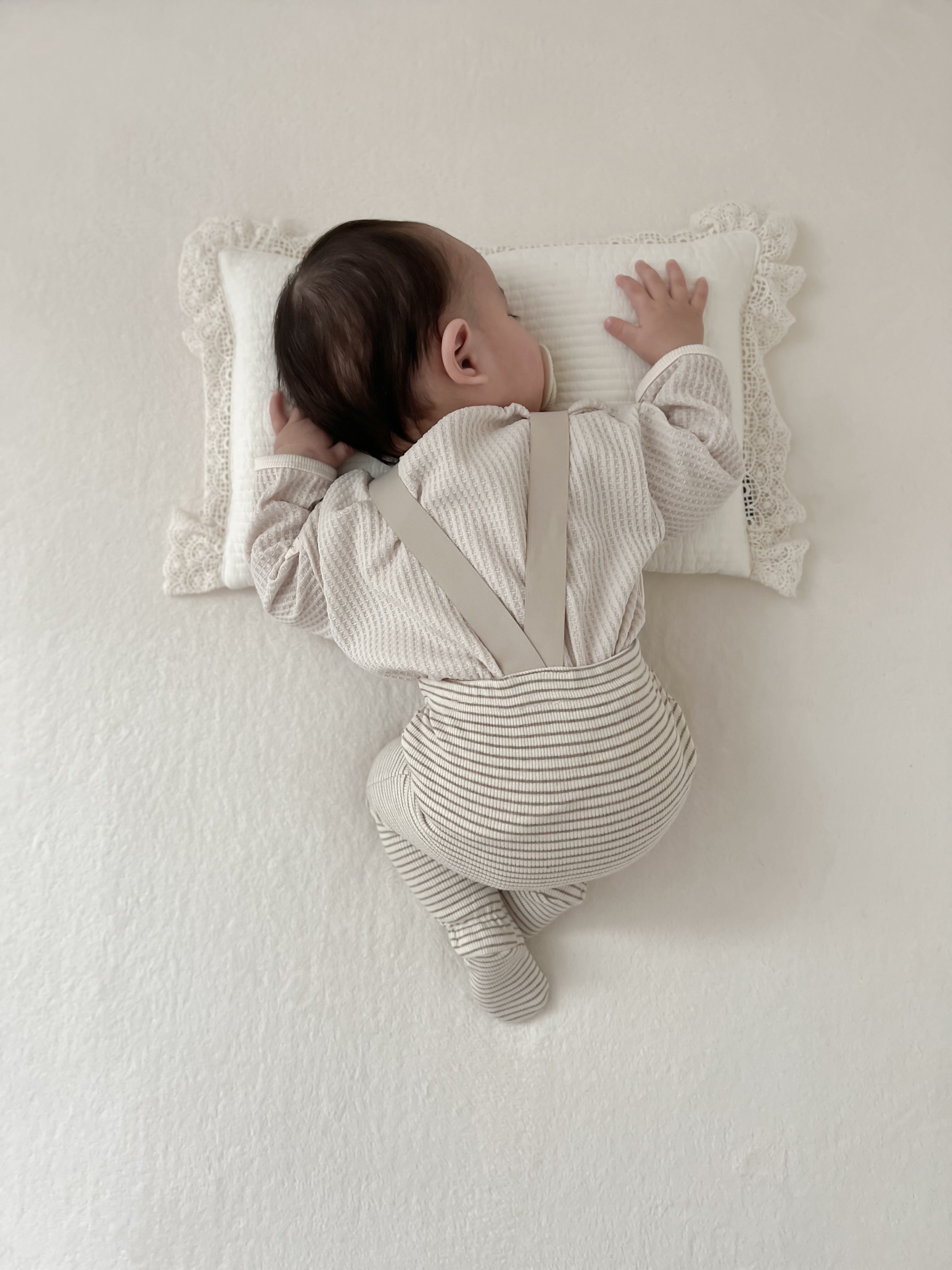 Bebe stripe suspender leggings