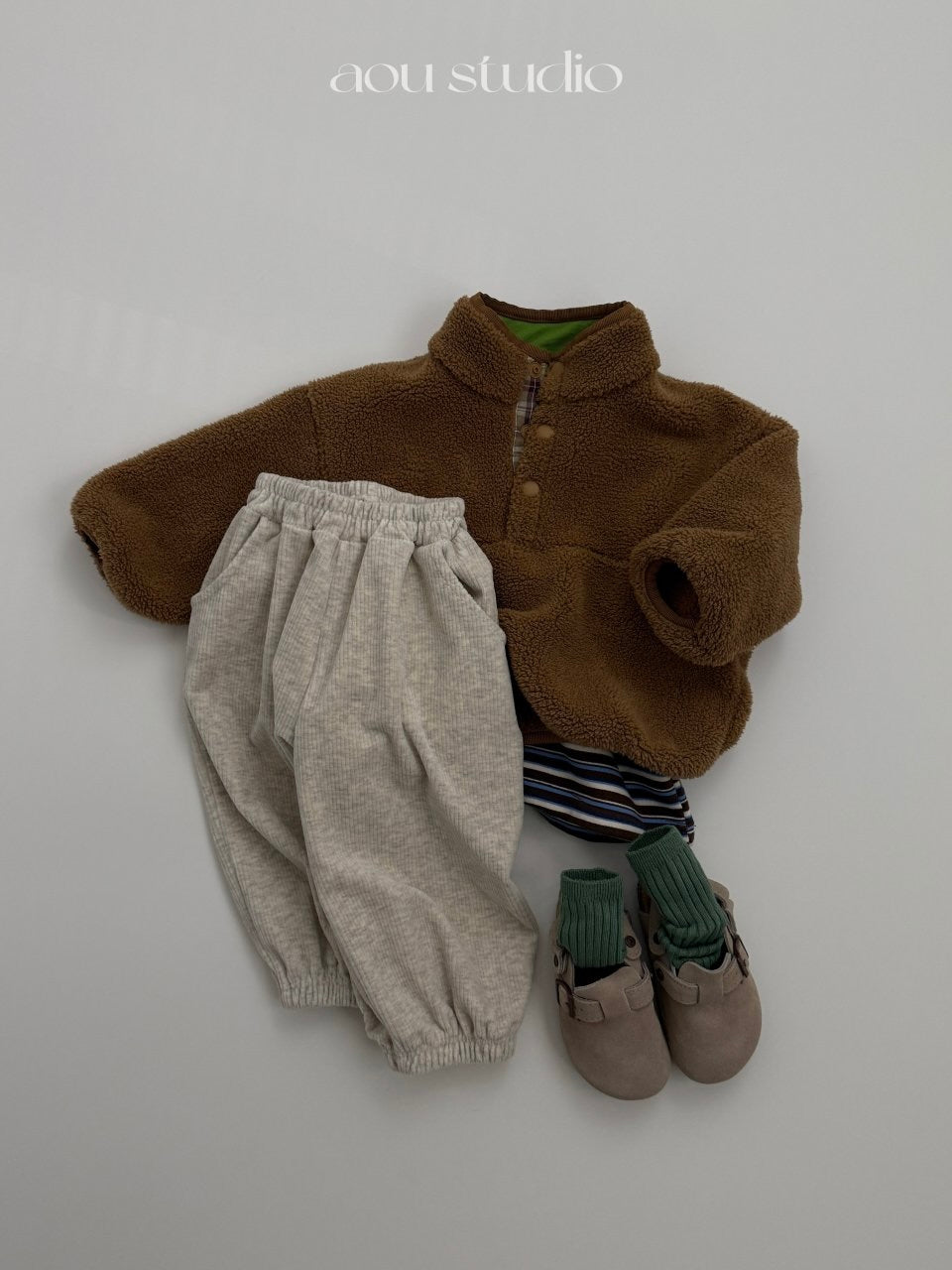 Cream jogger pants
