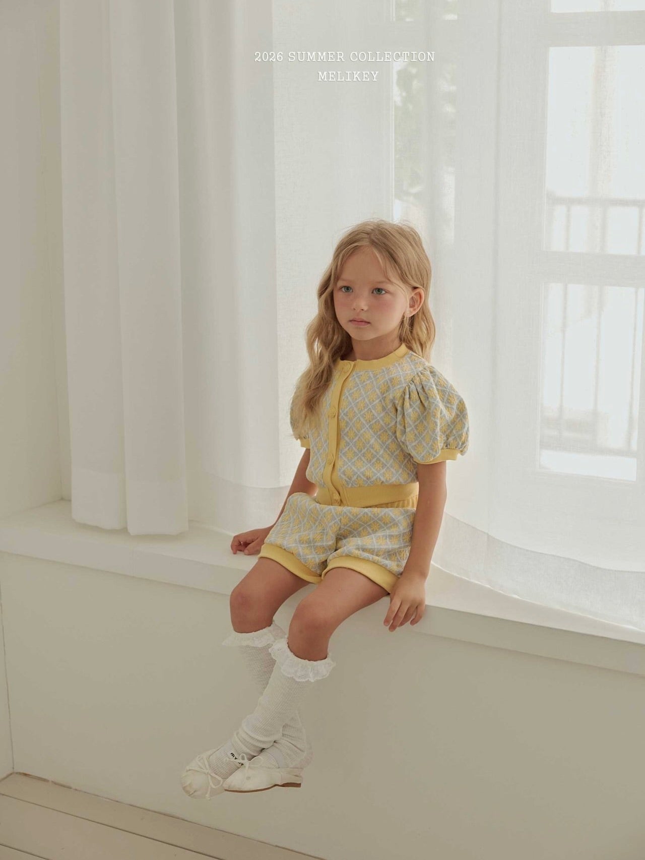 Rika flower puff cardigan