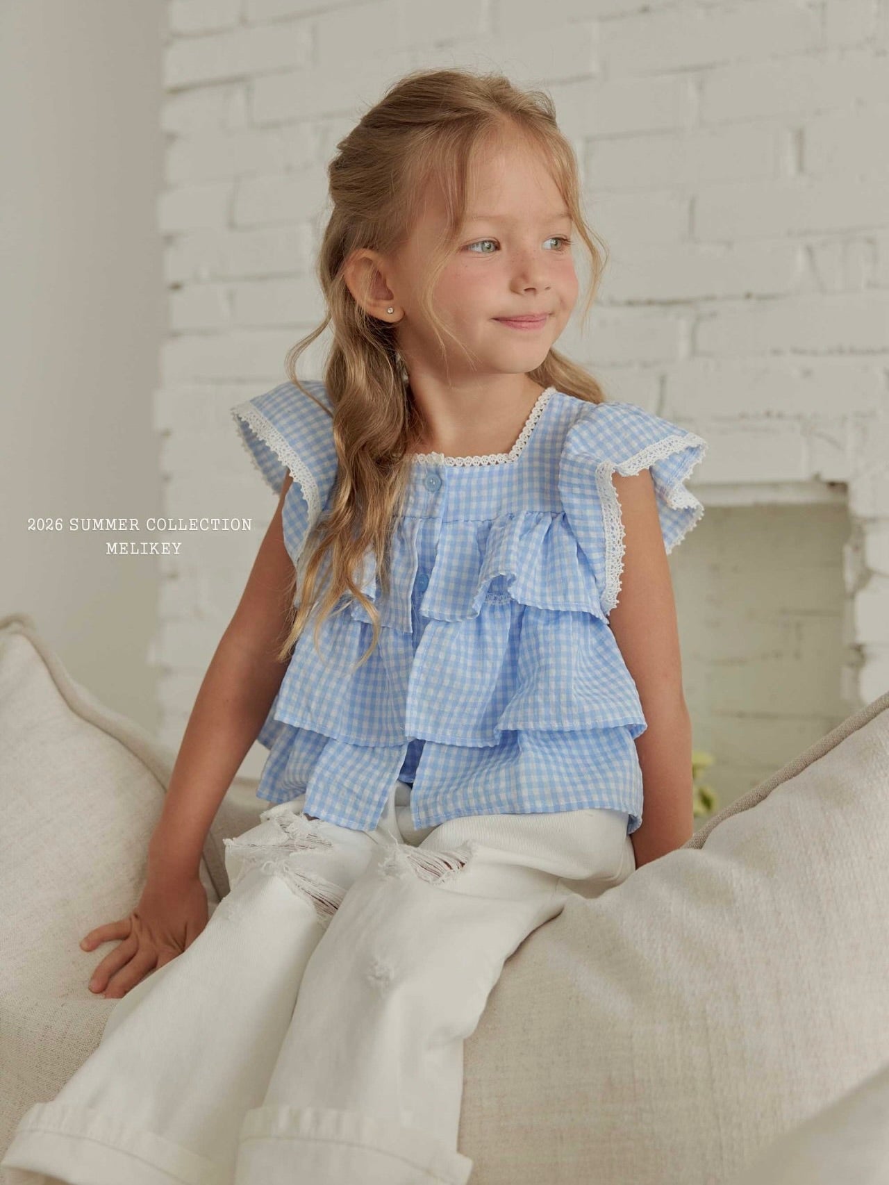 Juju tiered sleeveless blouse