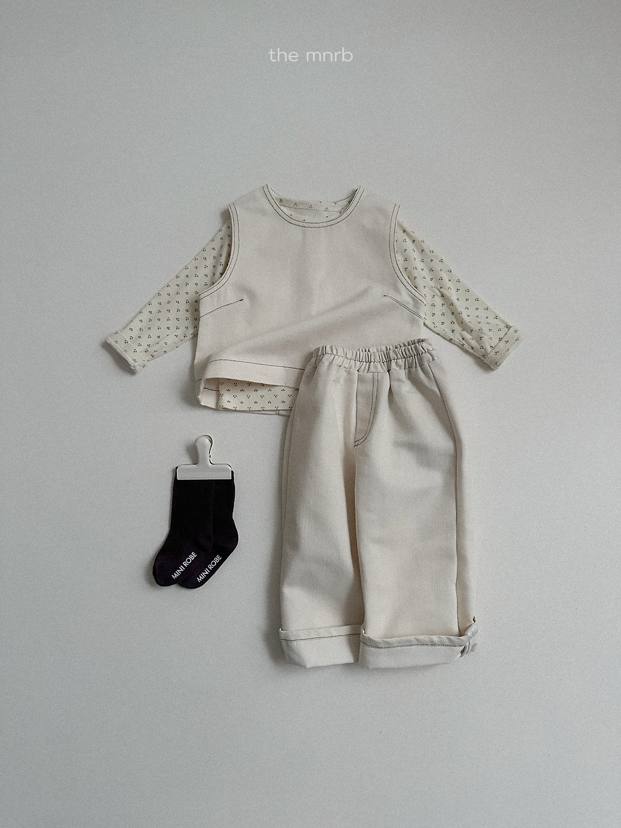 Basic waffle socks (3 piece set)