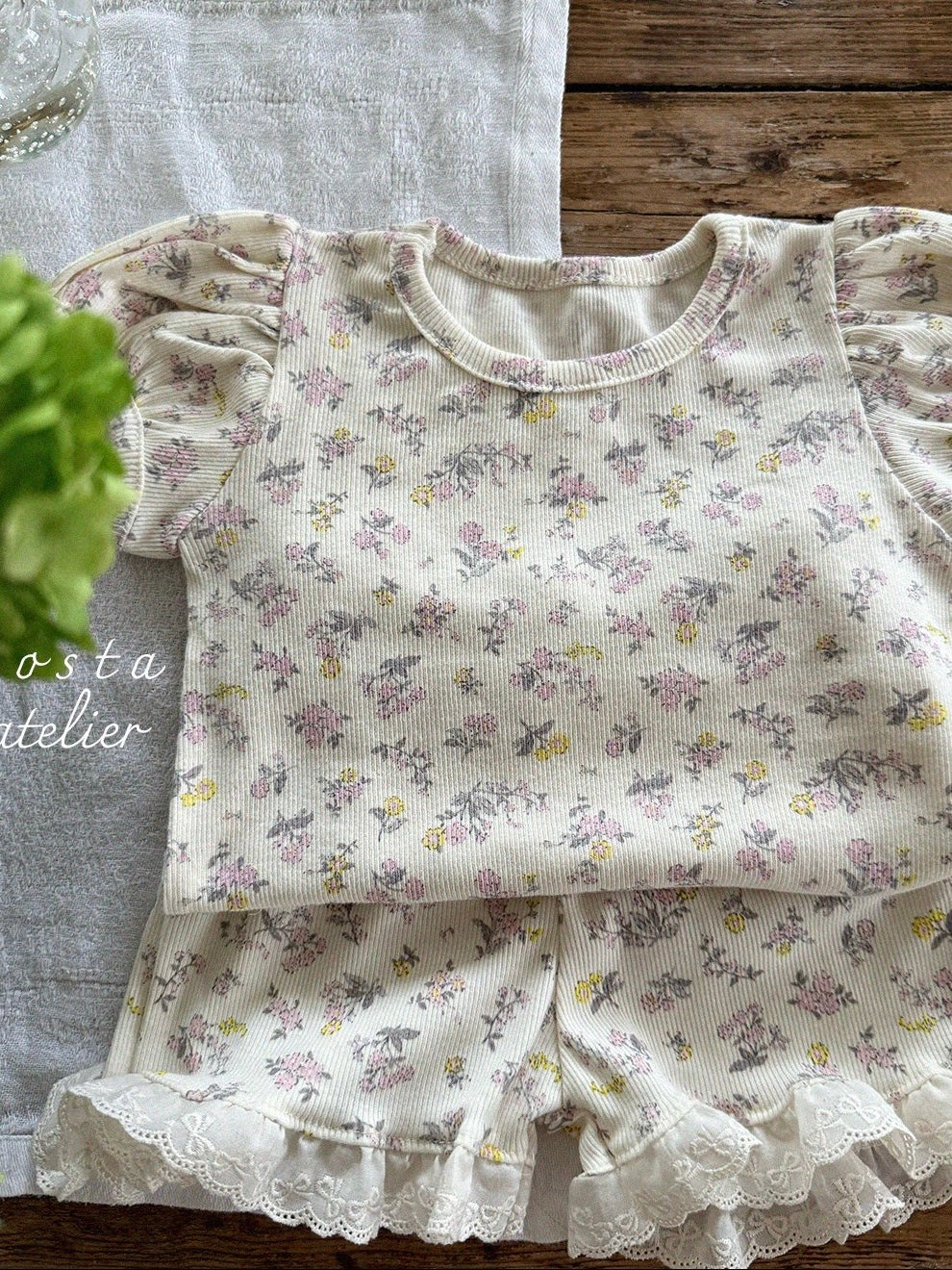 Lala floral puff T