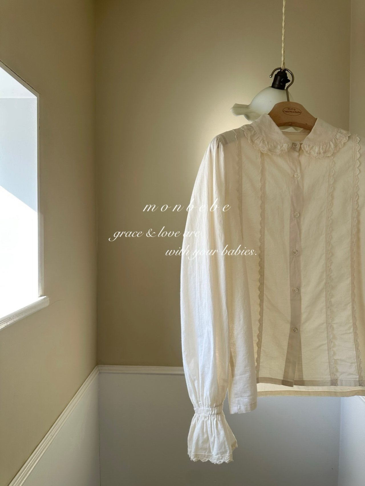 pepe lace blouse (mom size)