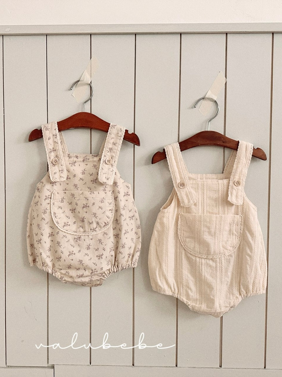 Lace suspender rompers (baby)