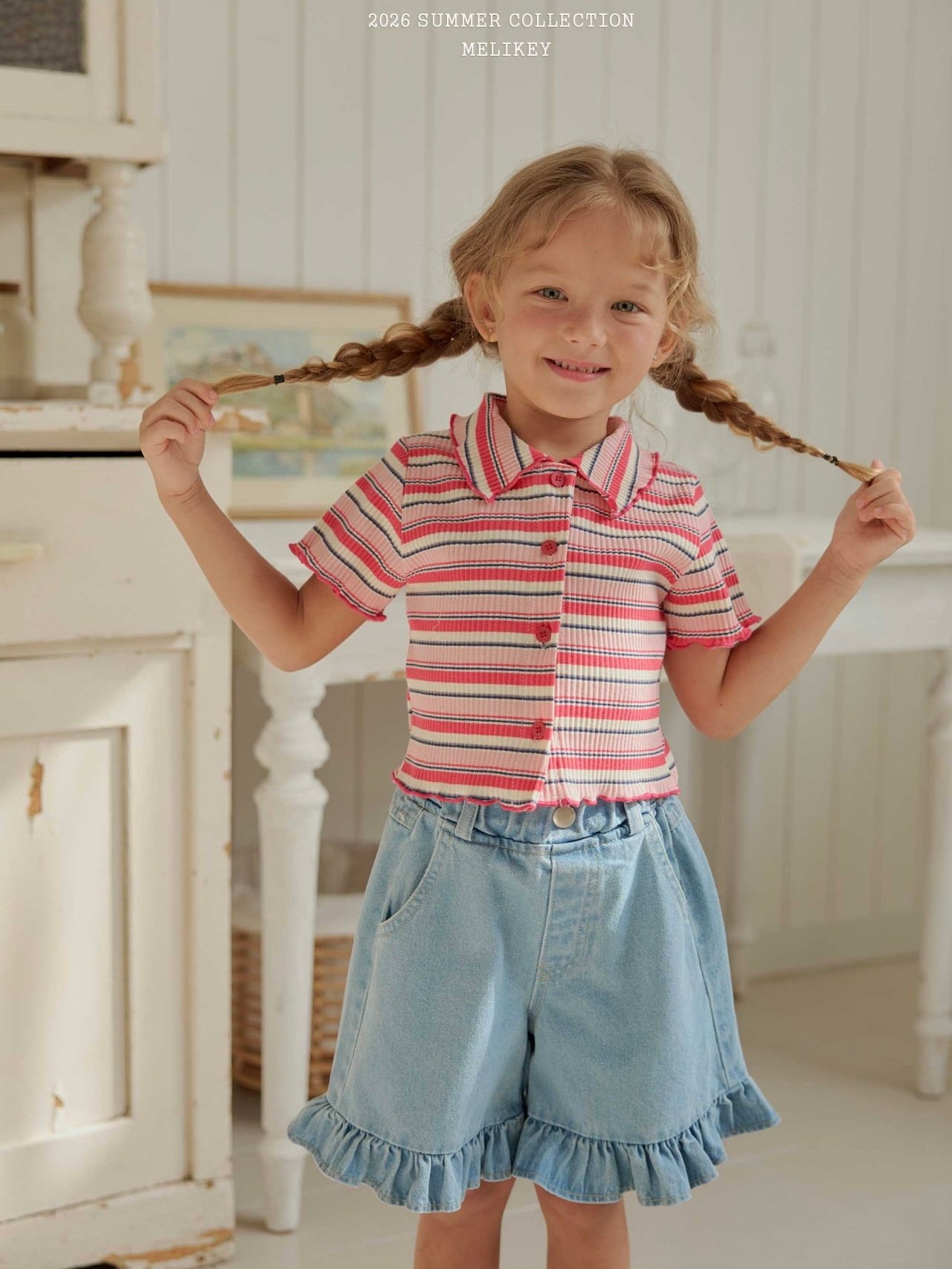 Sugar collar T shirt