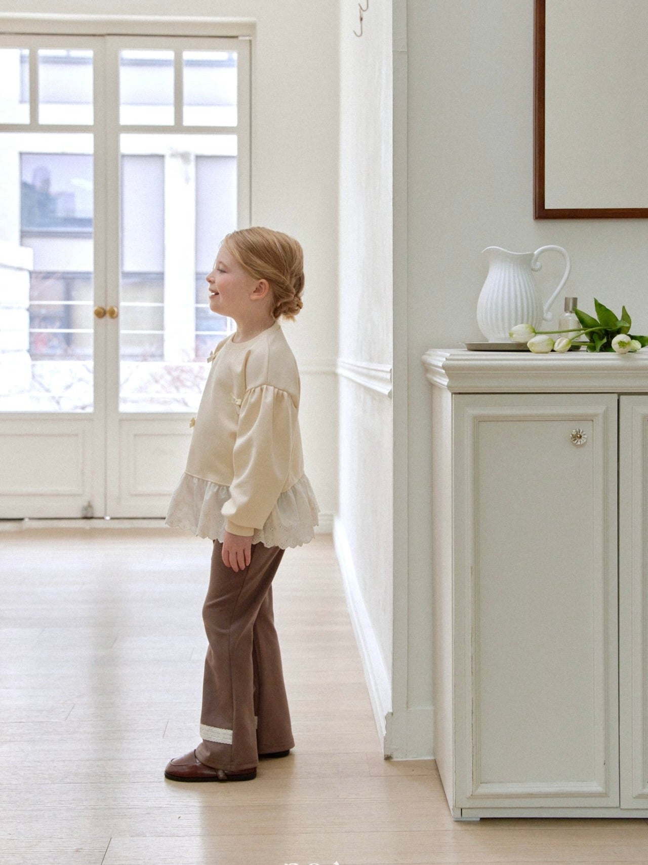 Spring ribbon sweatshirt